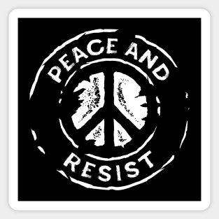 Peace and Resist - 2018 Midterm Elections Sticker